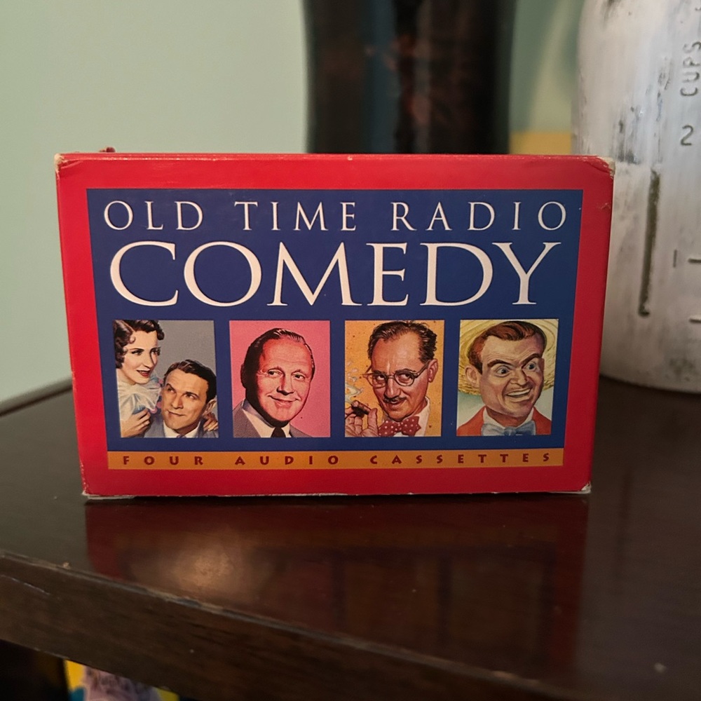 Old Time Radio Comedy Audio Cassette Set - Red